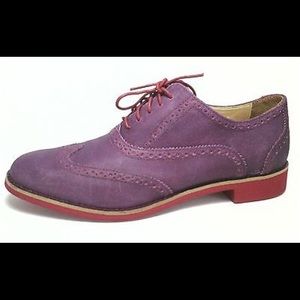 COLE HAAN /Womens WINGTIP OXFORDS Purple/Pink